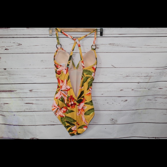 Women's Tortoise Ring High Coverage One Piece - Picture 2 of 3